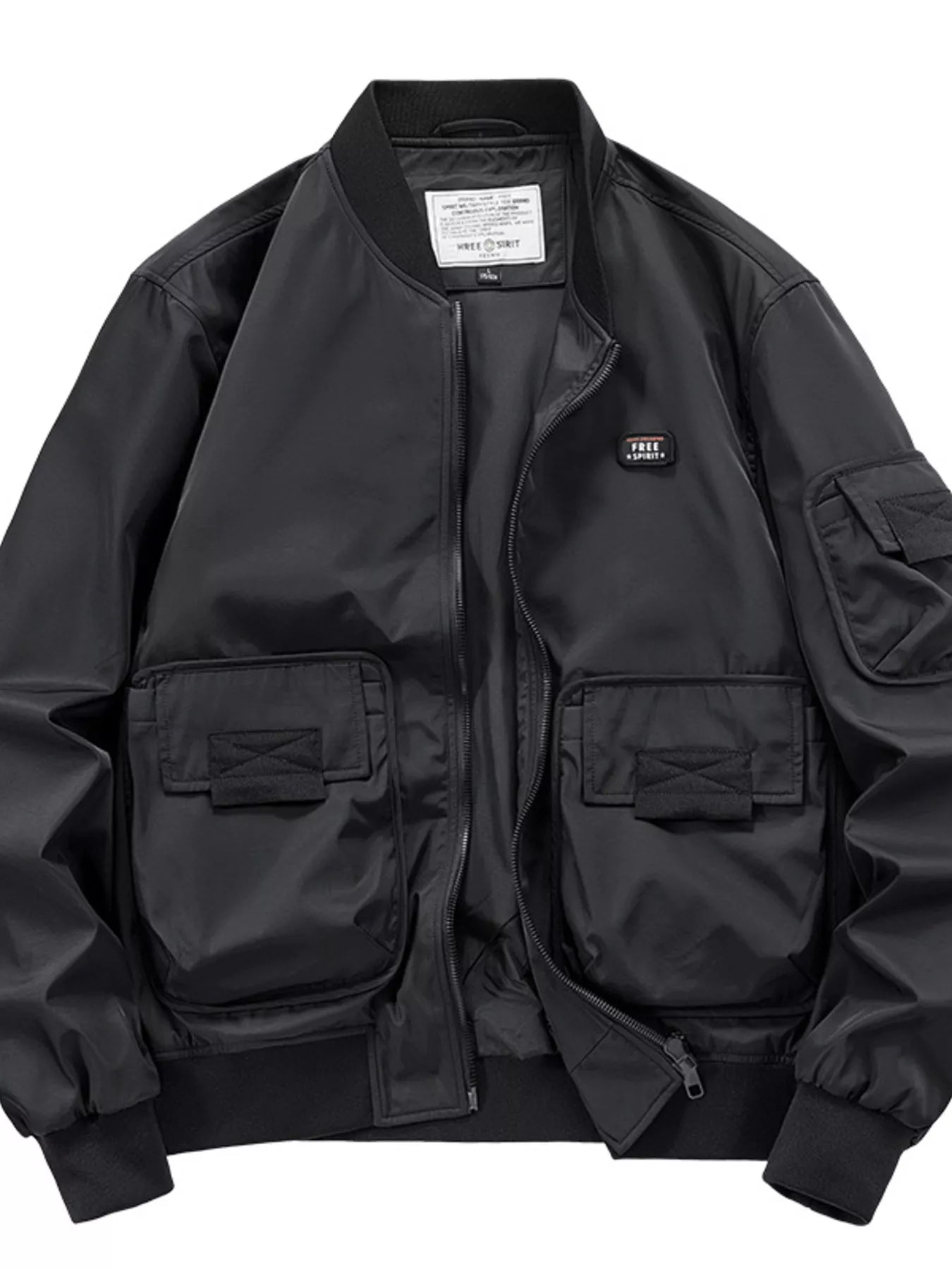 Men's Plus Size Casual Lightweight Bomber Jacket