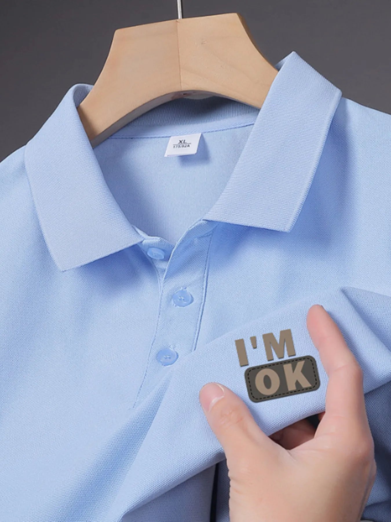 Men's Plus Size Casual Short Sleeve Polo Shirt