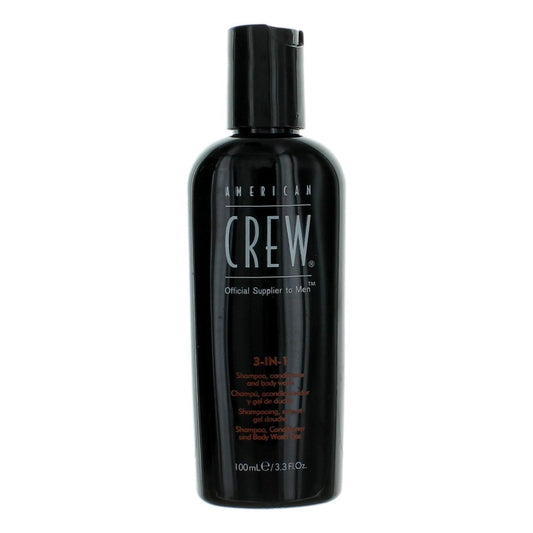 American Crew 3-In-1 by American Crew, 3.3 oz Shampoo, Conditioner, and Body Wash