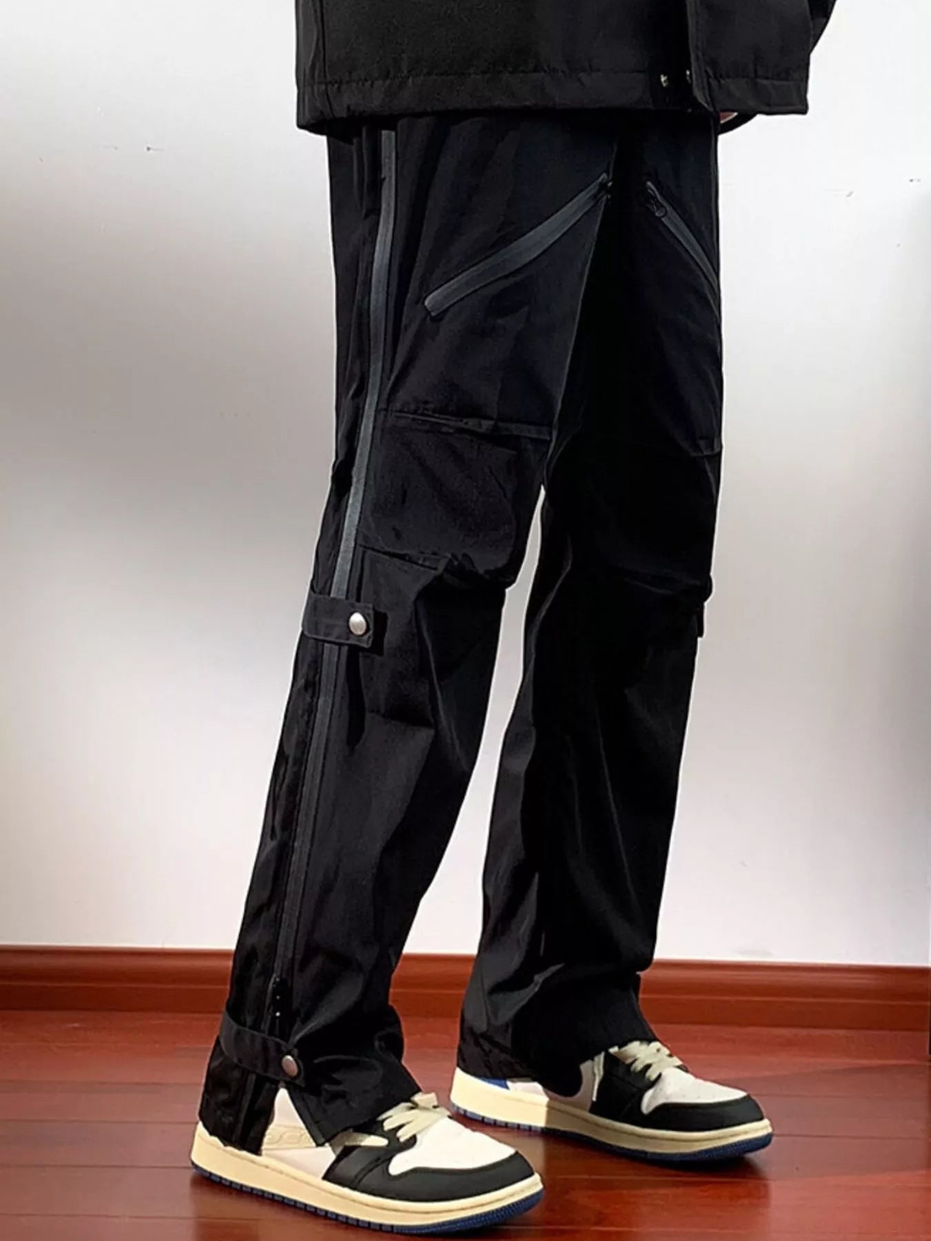 Men's Full Size Slit Straight Leg Pants Plus Size