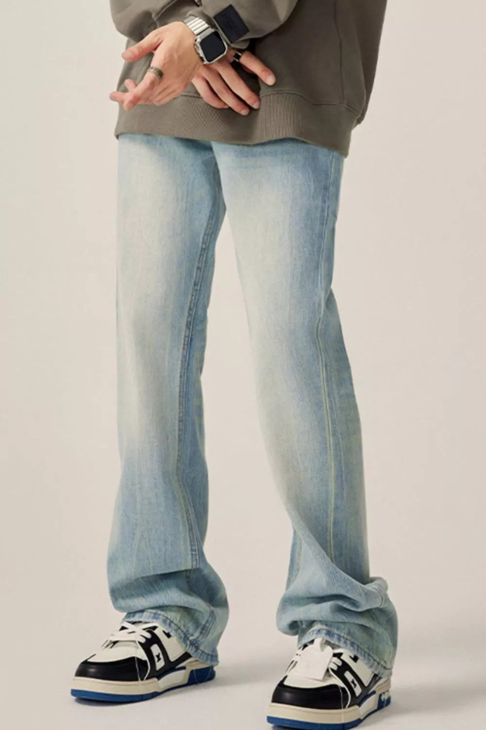 Men's Wash Relaxed Fit Jeans