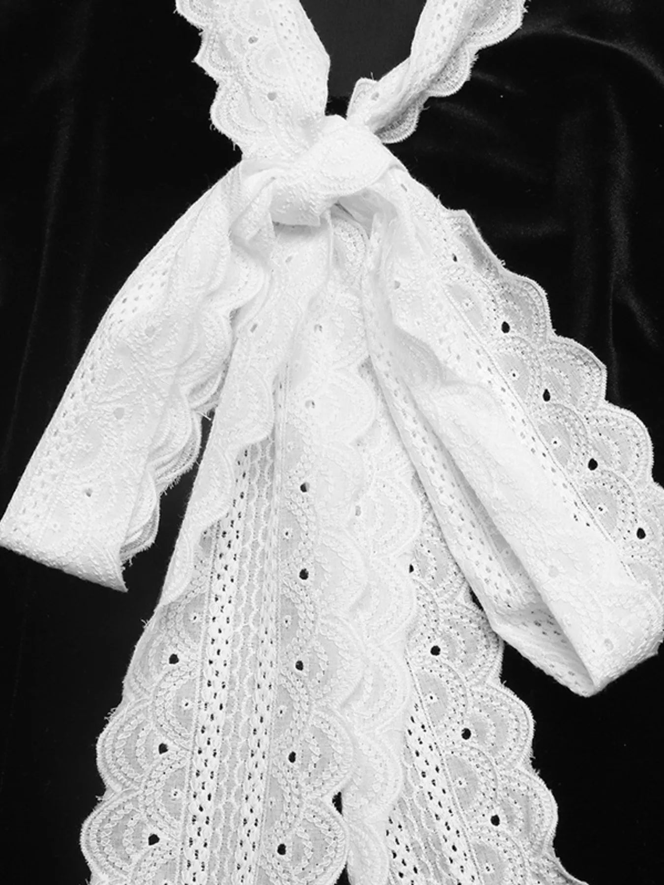 Lace Detail Long Sleeve Blouse