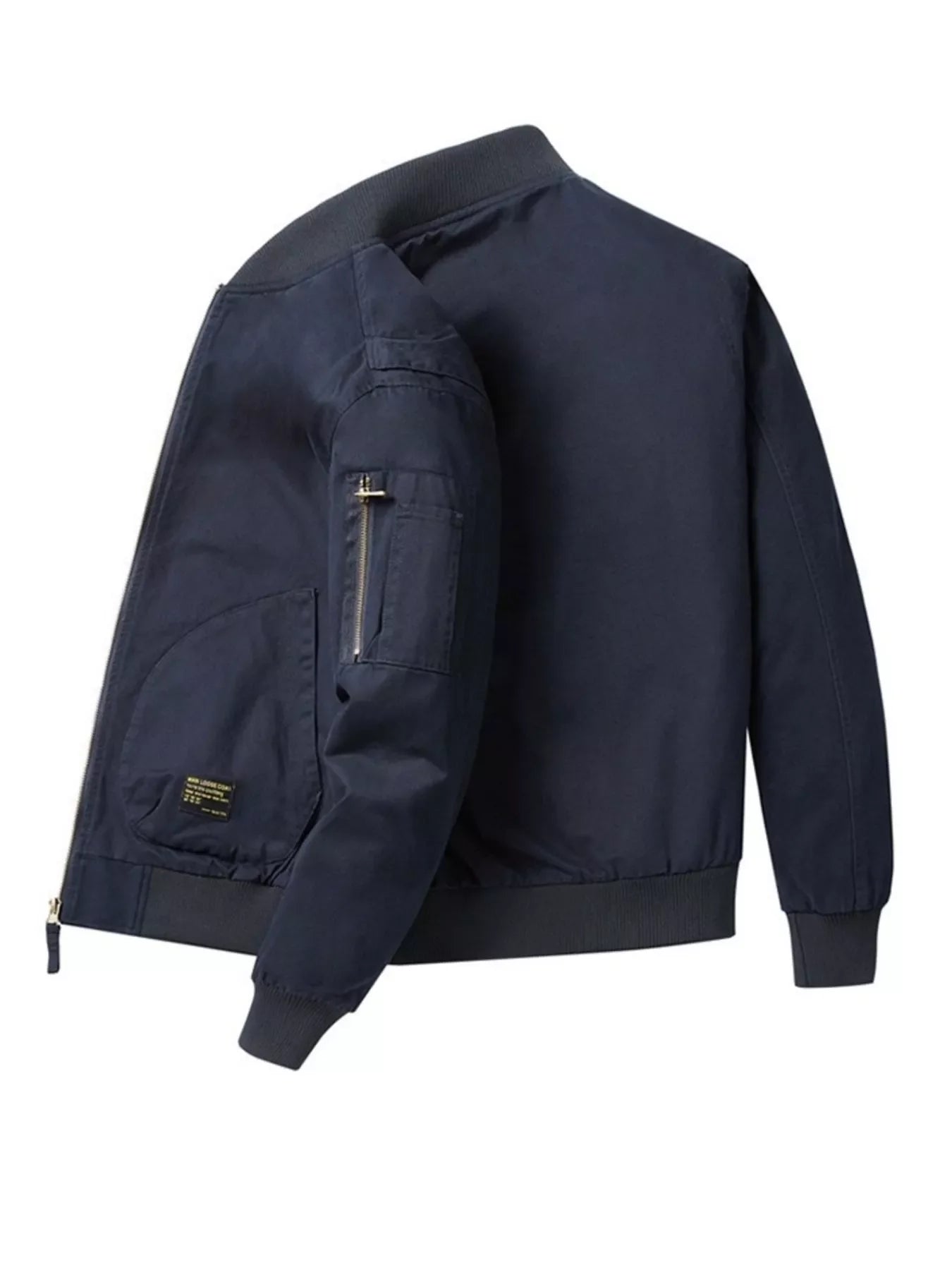 Men's Plus Size Casual Lightweight Bomber Jacket