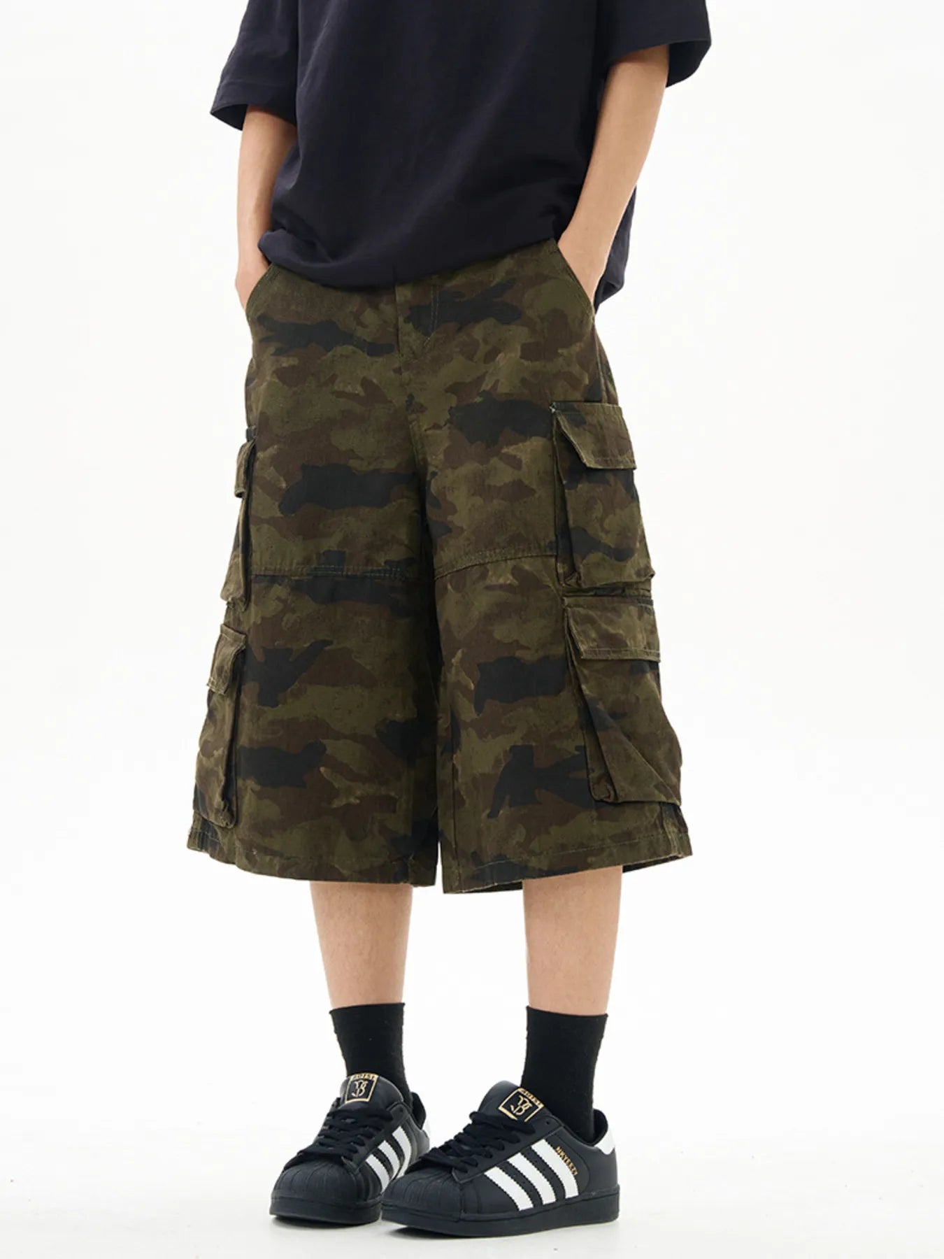 Men's Relaxed Fit Camo Cargo Shorts