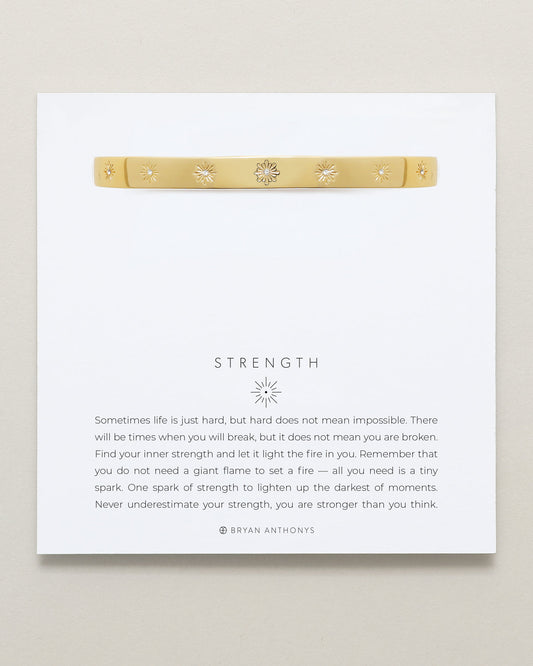 Strength Hinged Bracelet