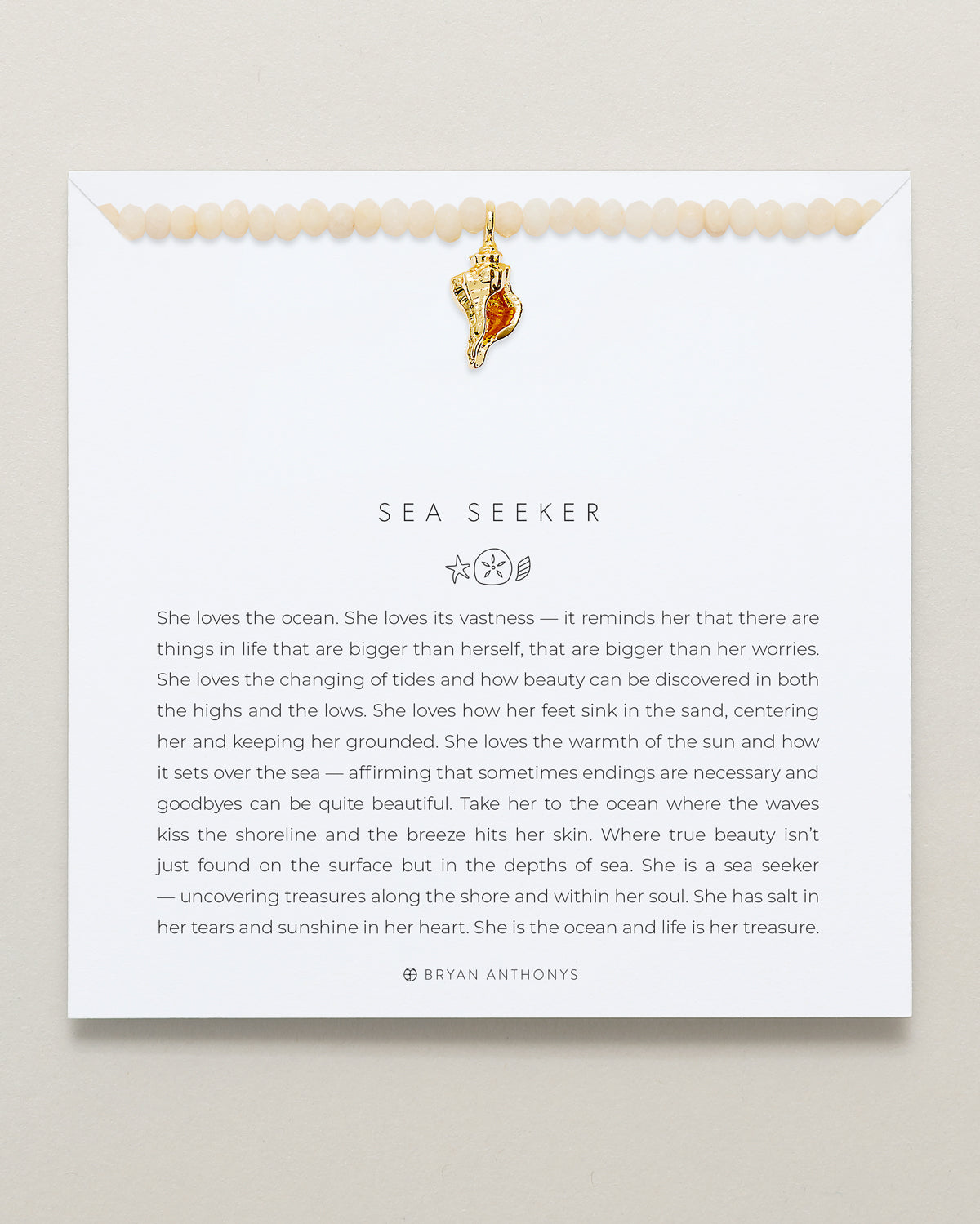 Sea Seeker Opal Beaded Necklace