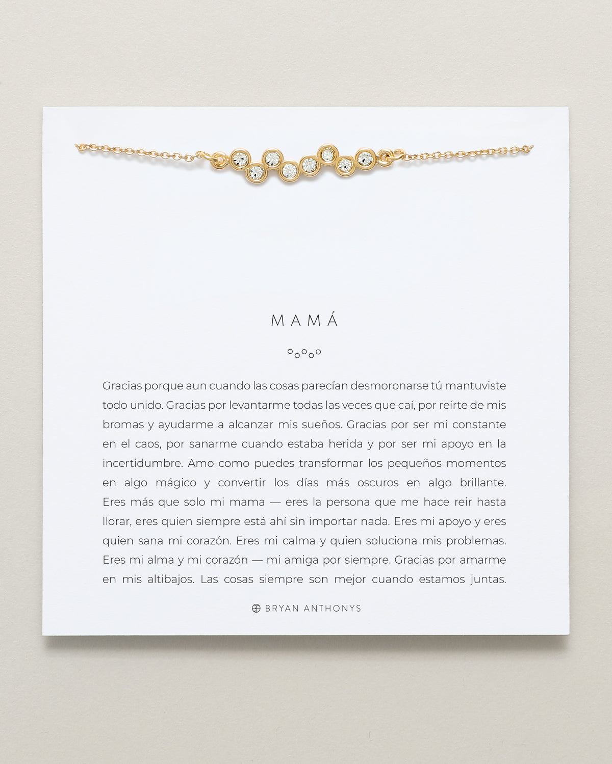 Mamá Necklace (Spanish)