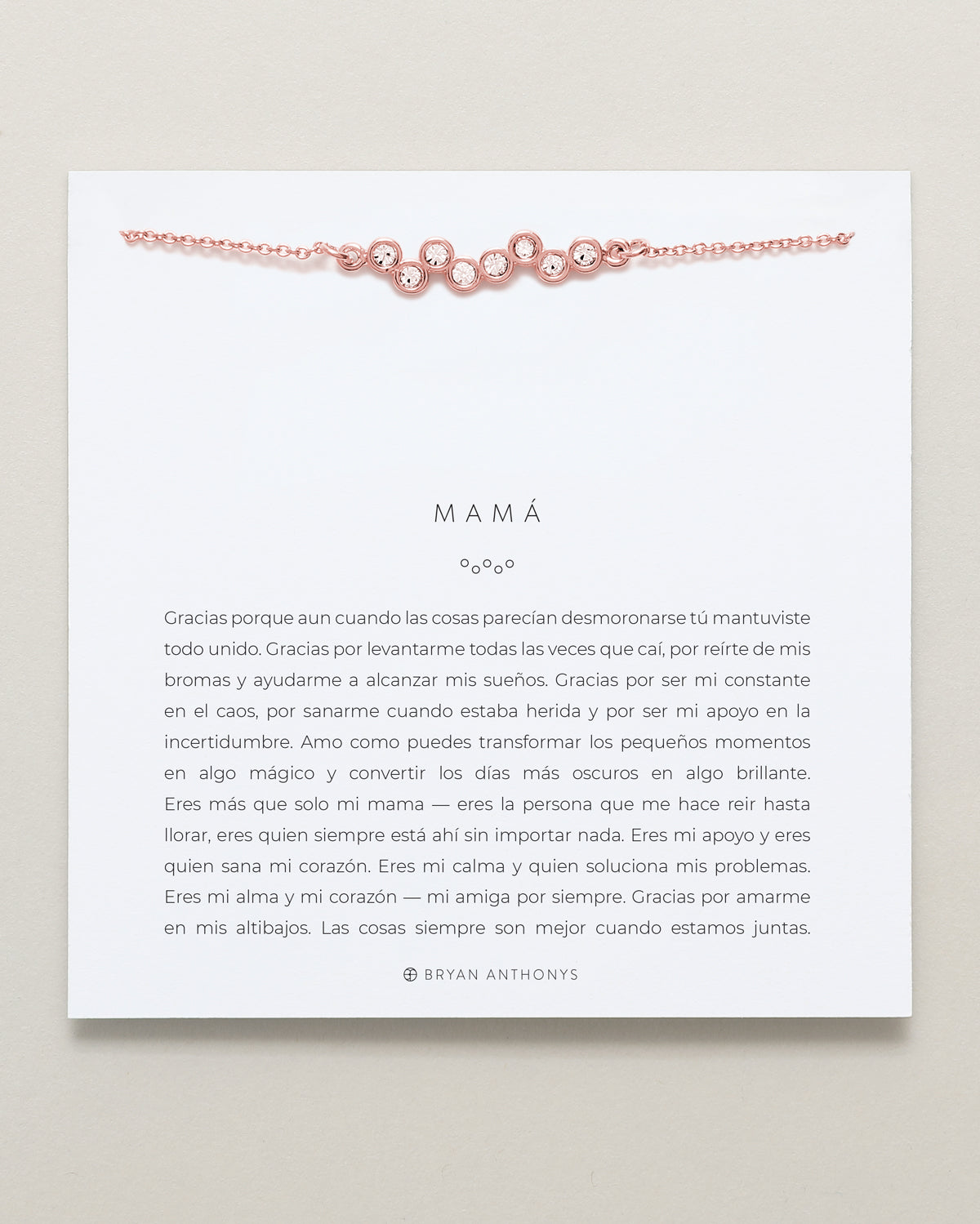 Mamá Necklace (Spanish)