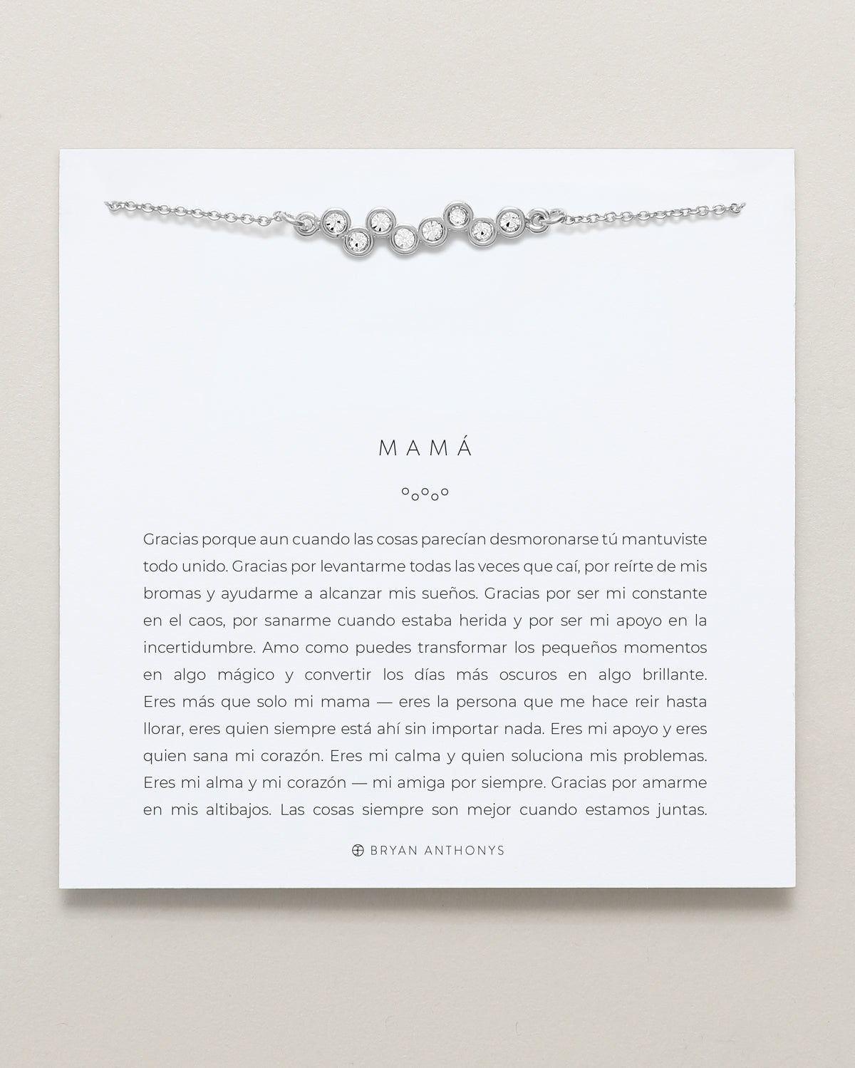 Mamá Necklace (Spanish)
