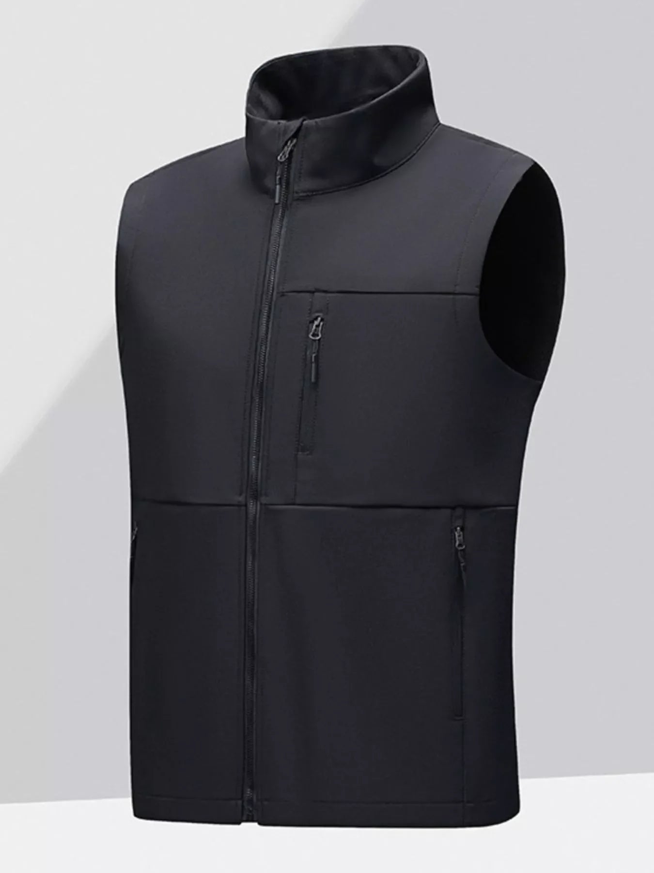Men's Plus Size Zip Up Outdoor Vest