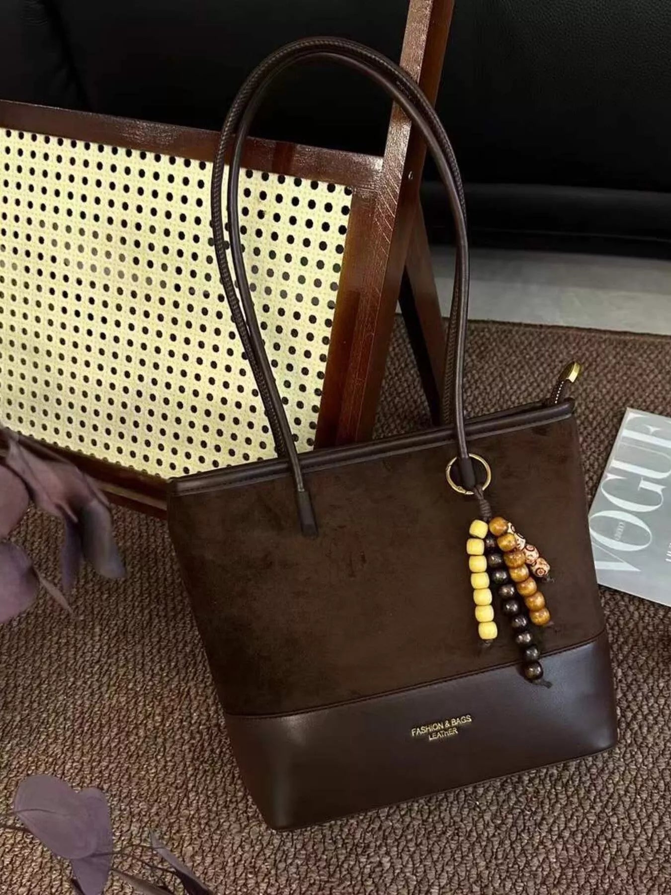 Color Block Shoulder Bag