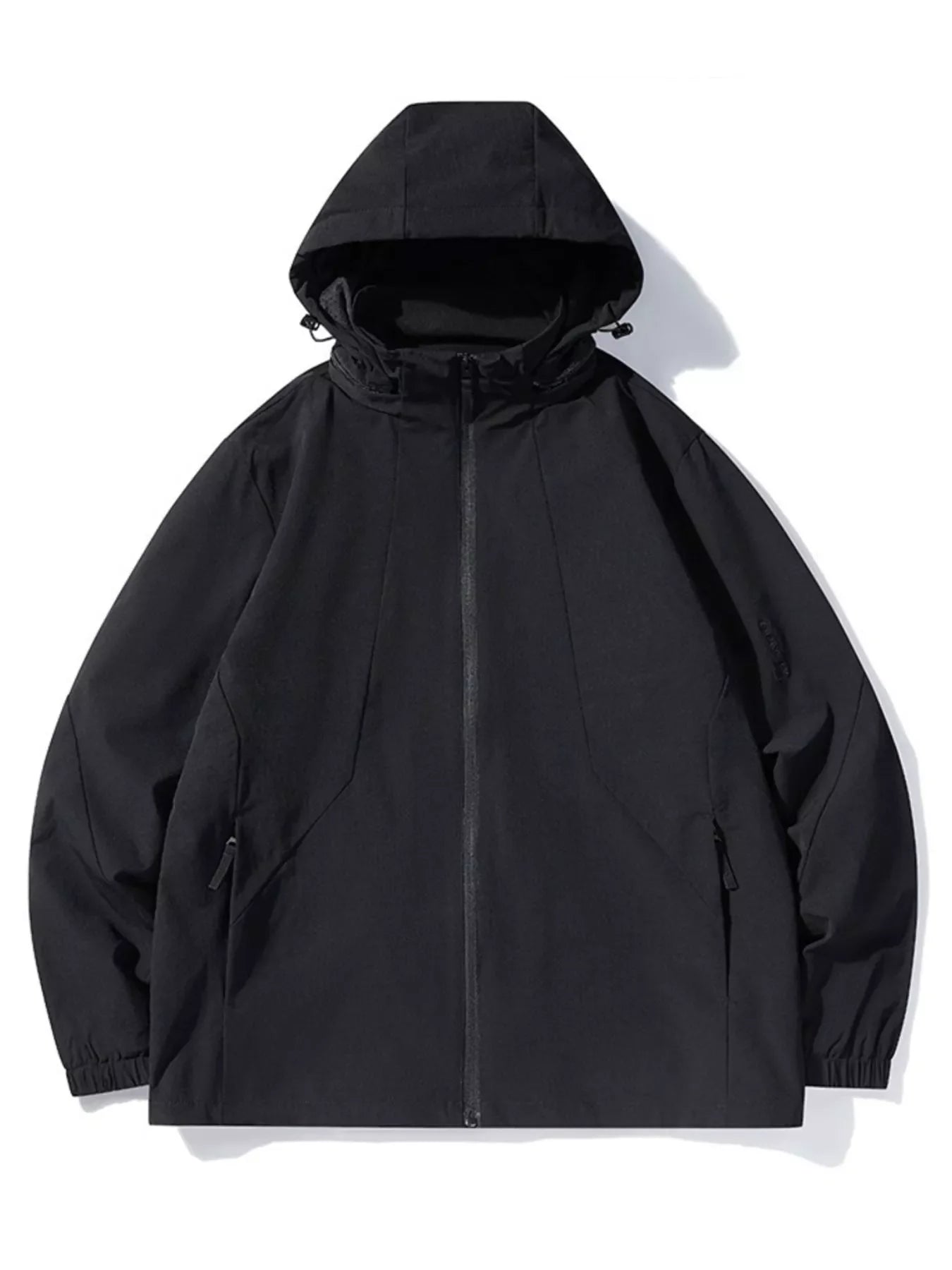 Men's Plus Size Zip Up Hooded Jacket