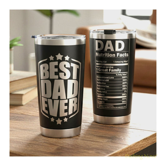 Best Dad Ever Tumbler - Father's Day & Birthday Gift for Dad
