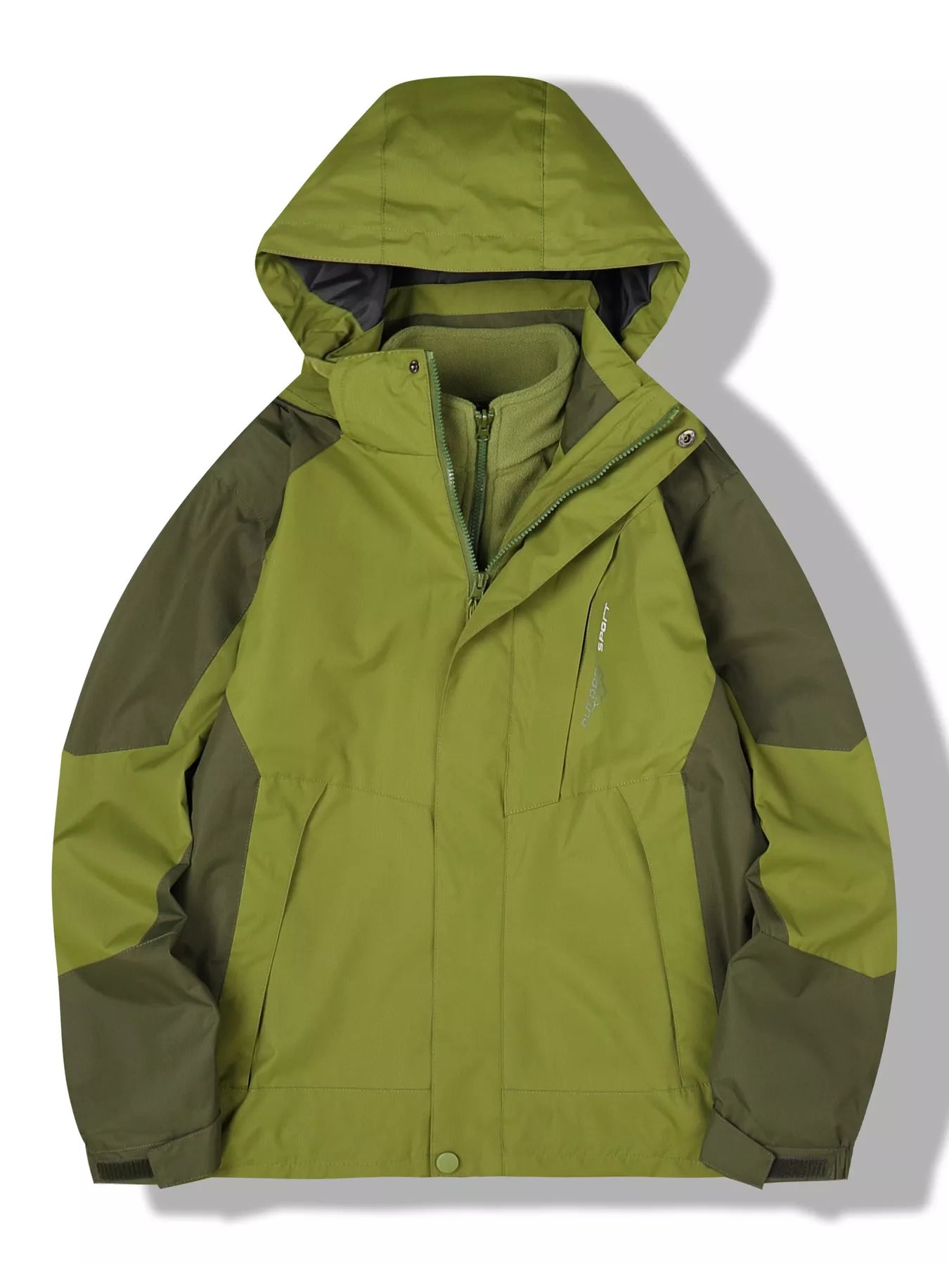 Men's Plus Size Waterproof Windproof Outdoor Jacket