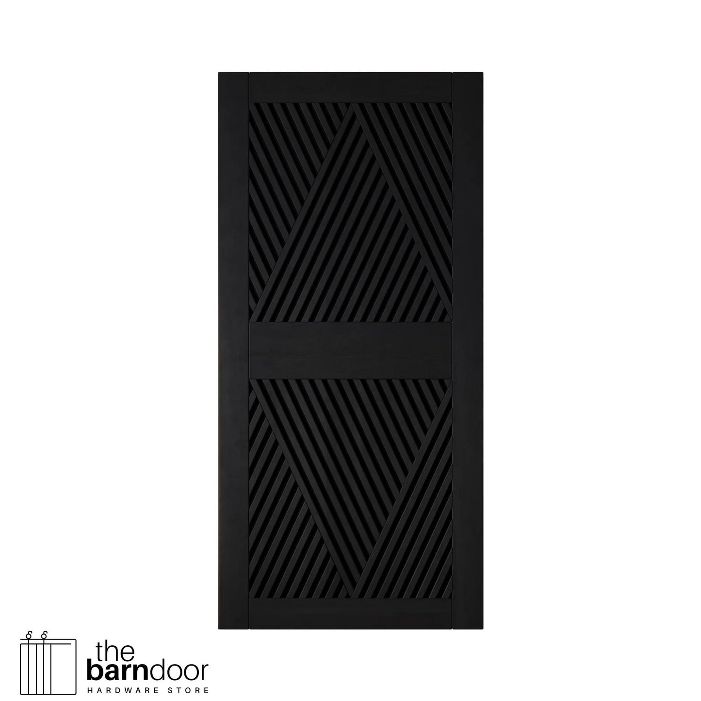 Diamond Pattern Pine Wood DIY Barn Door