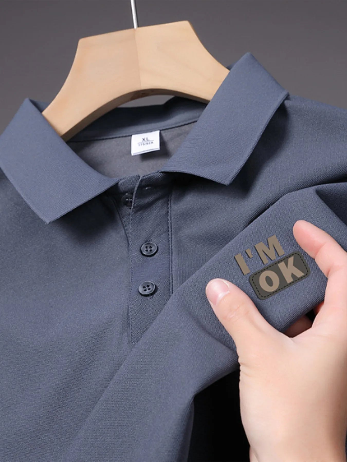 Men's Plus Size Casual Short Sleeve Polo Shirt