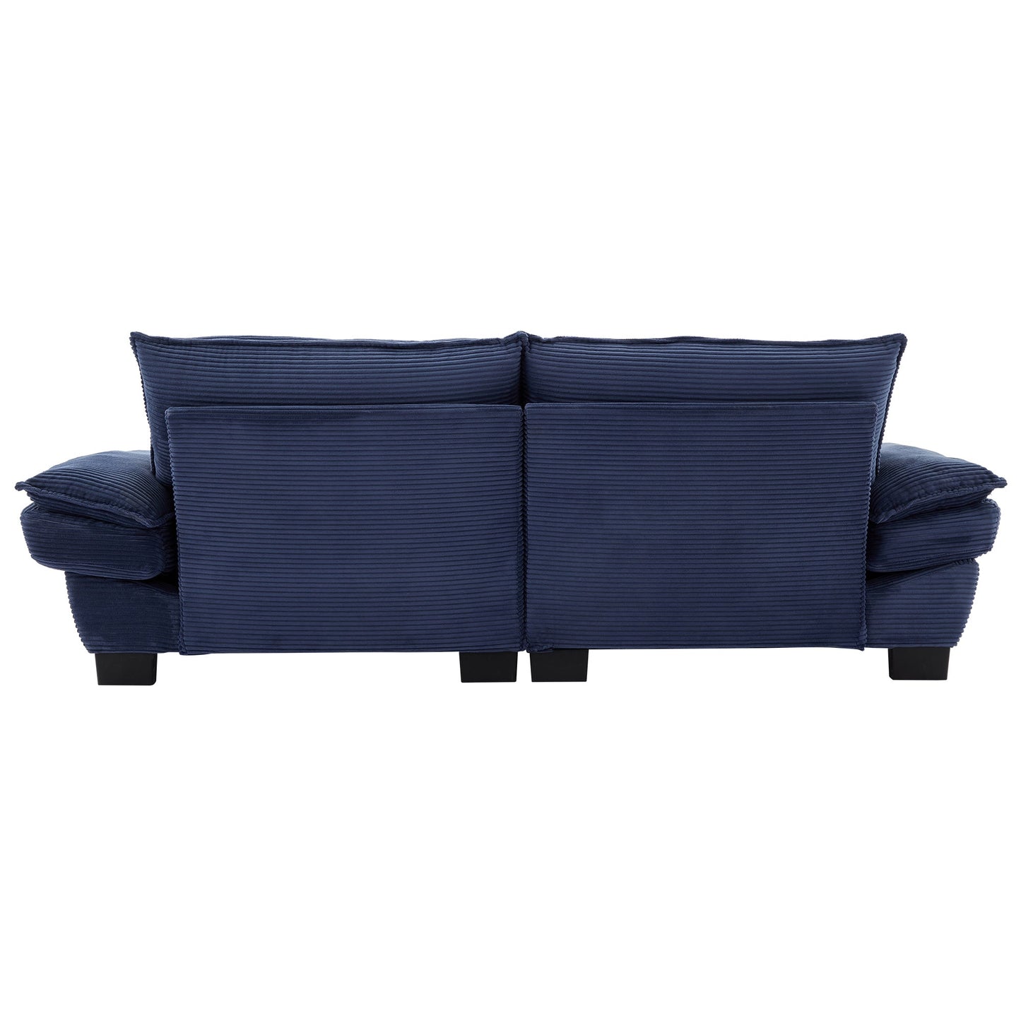 Corduroy Sofa  Couch Loveseat Sofa with Pillows