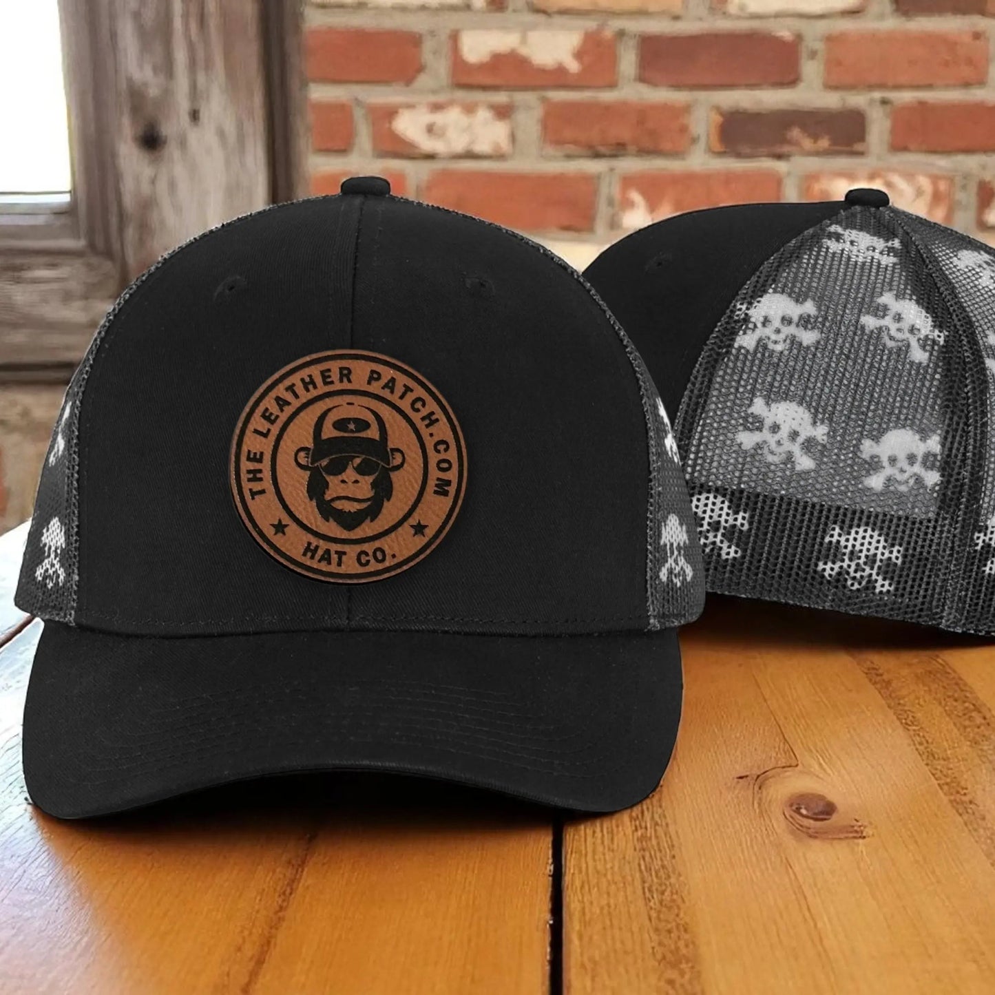 Kati S700M Skull Printed Mesh Trucker Hat + Custom Patch