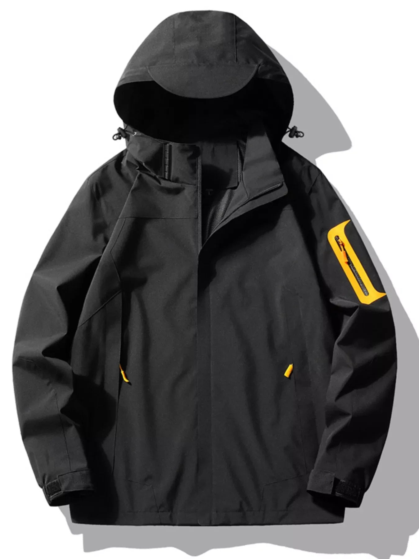 Men's Plus Size Waterproof Hooded Outdoor Jacket