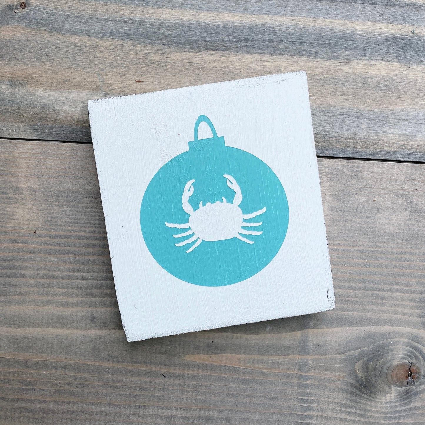 Crab Ornament Sign