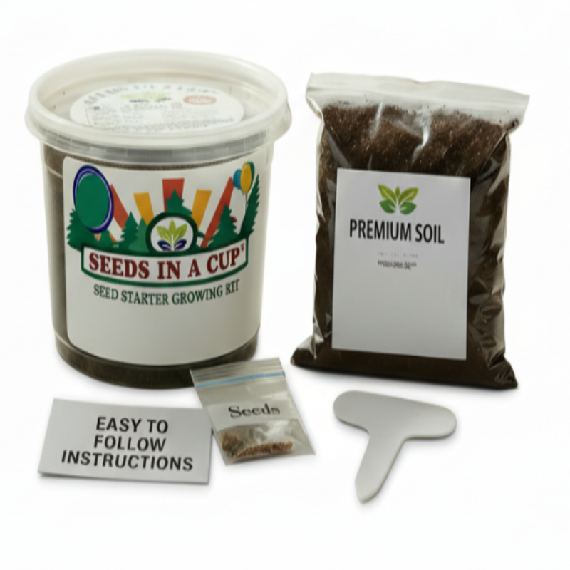 Okra Grow Kit | Grow Okra from Seed | Seeds In A Cup®