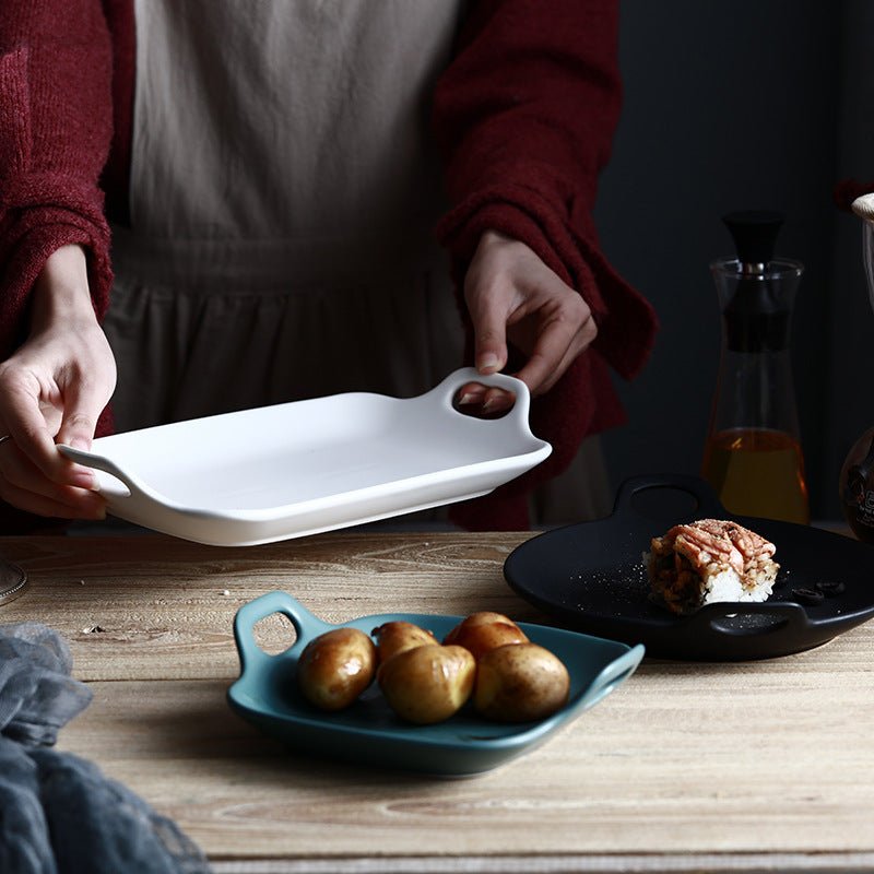 Bone Porcelain Bowl & Baking Sheet