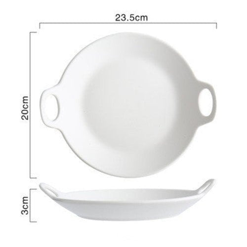 Bone Porcelain Bowl & Baking Sheet