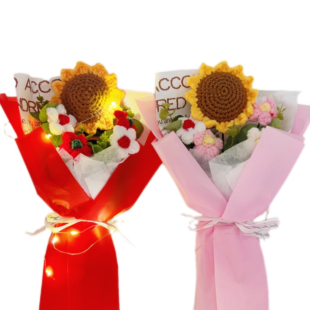 Sunflower Crochet Bouquet for Birthdays Anniversaries Housewarmings