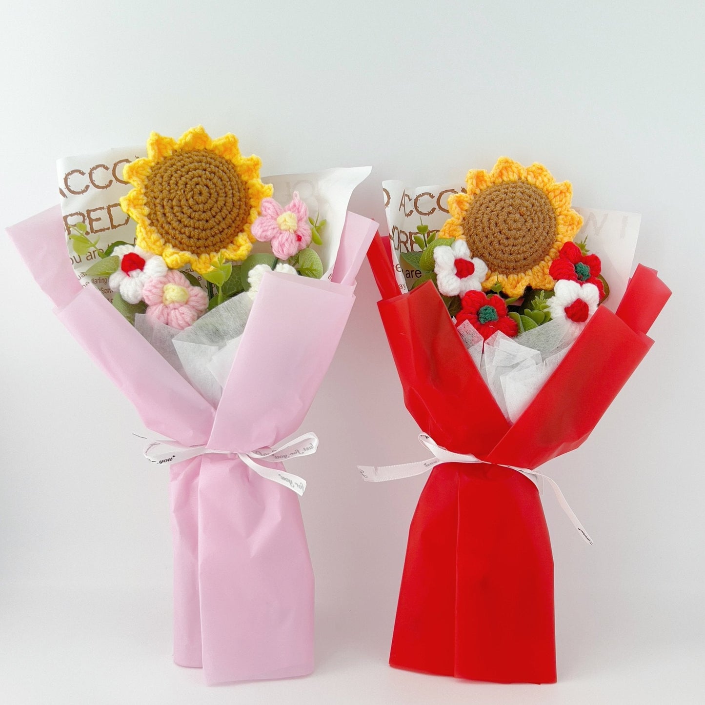 Sunflower Crochet Bouquet for Birthdays Anniversaries Housewarmings