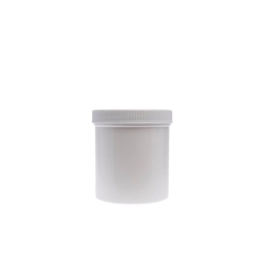 Centor Brand 8 oz. White Plastic Ointment Jars (16-Count)