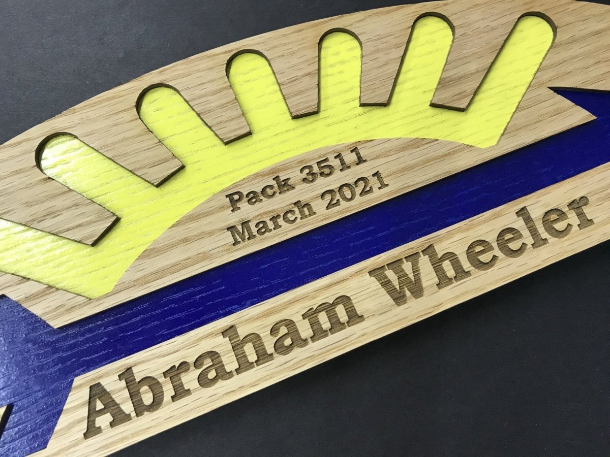 Cub Scout Arrow of Light Award Plaque
