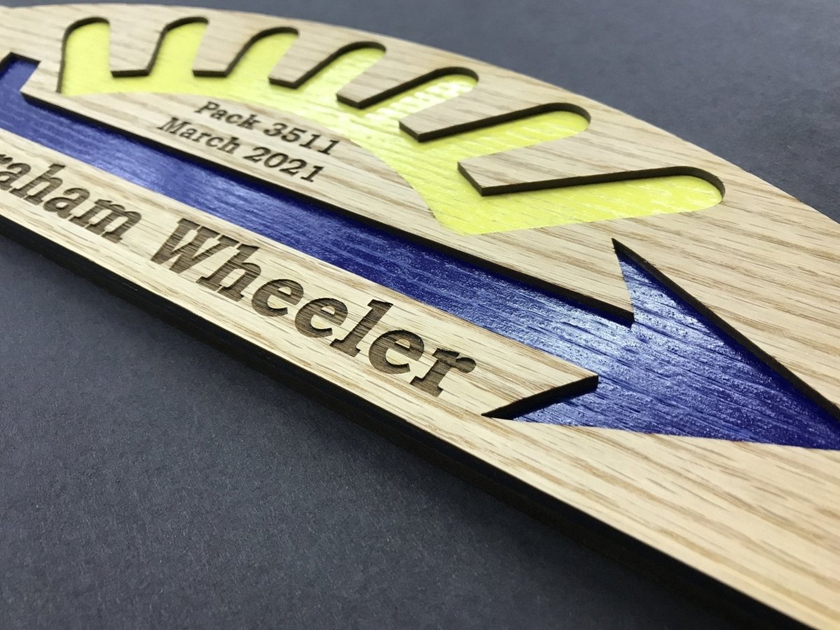 Cub Scout Arrow of Light Award Plaque