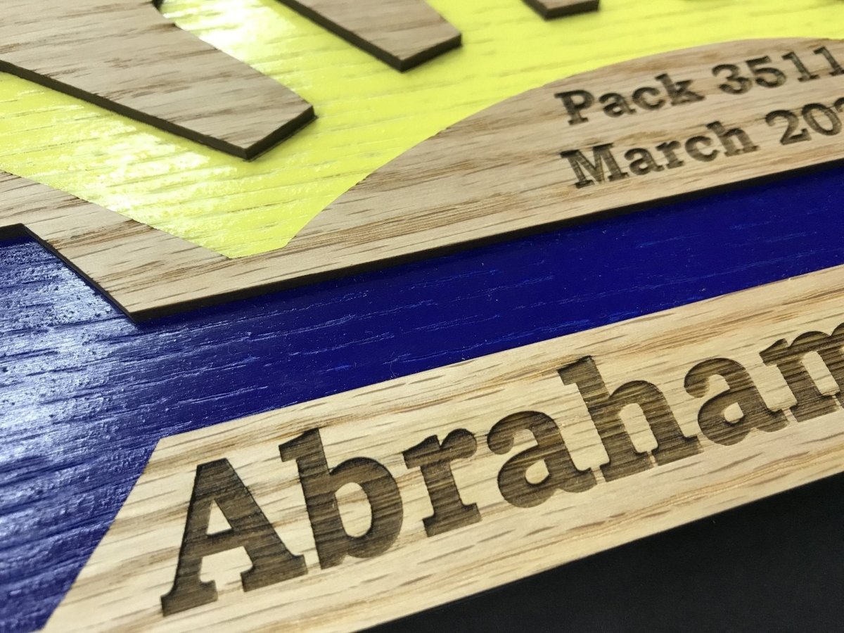 Cub Scout Arrow of Light Award Plaque