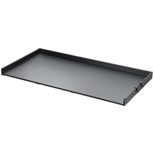 Washer Dryer Countertop, 27.5" Depth x 54" Width, Washer Dryer Wood Top for Laundry Room Organization with Edge Rails(Black)