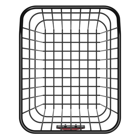 Rear Bike Basket Metal Wire Bicycle Basket Reflective Tail Light Cover