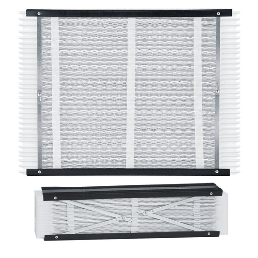 Air Filters MERV 16 Electrostatic Pleated HVAC Furnace Filter 2-Pack 20 x 25 x 4
