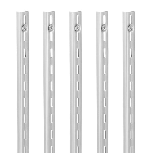 Shelf Track 39-inch 10 Pack Adjustable Steel Wall Mounted Shelf Pilaster