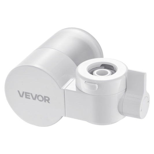 Faucet Mount Water Filters Sink Water Purifier for Kitchen White Horizontal