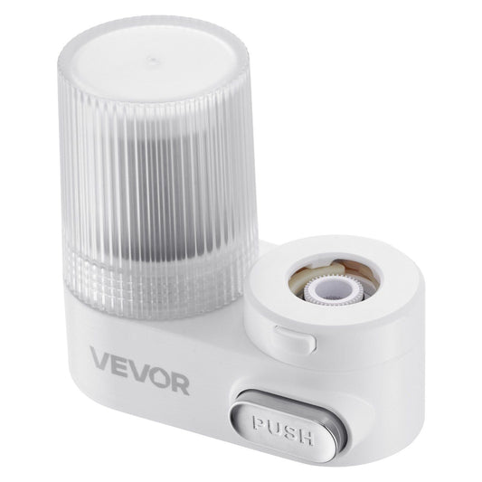 Faucet Mount Water Filters Sink Water Purifier for Kitchen White Vertical