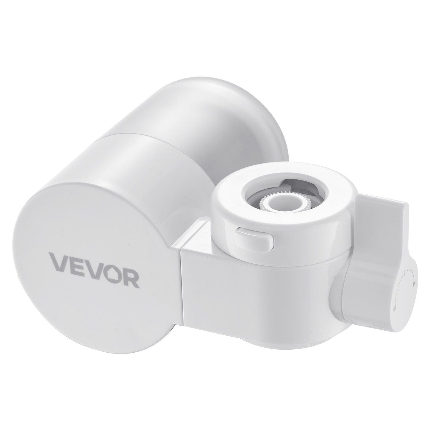 Faucet Mount Water Filter Sink Water Purifier for Kitchen Horizontal White