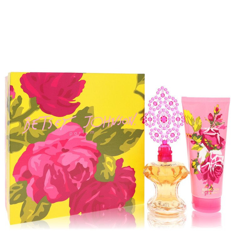 Betsey Johnson by Betsey Johnson Gift Set - 3.4 oz Eau De Parfum Spray + 6.7 oz Body Lotion