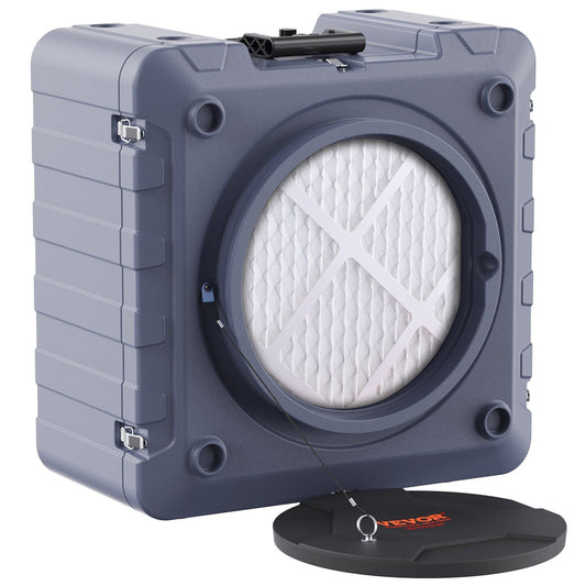 Air Scrubber with 3-Stage Filtration, Stackable Negative Air Machine 550 CFM, Air Cleaner with MERV10, Carbon, H13 HEPA, for Home, Industrial and Commercial Use