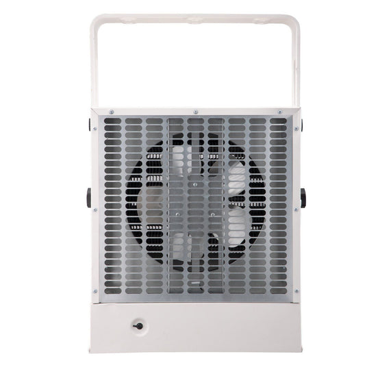 Electric Garage Heater, 10000-Watt Digital Fan-Forced Wall/Ceiling Mount Shop Heater, with Remote Control Overheat Protection, Hardwired Heater with 9-Hour Timer, Ideal for Workshop, ETL Listed