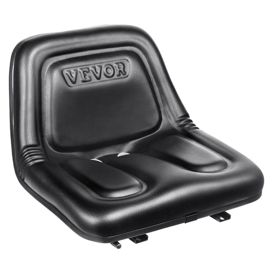 Universal Tractor Seat, Lawn Mower Seat with Micro Switch and Drainage Holes, 6.3-11.8 inch Extended Slot Tractor Seat for Tractor Loader Excavator