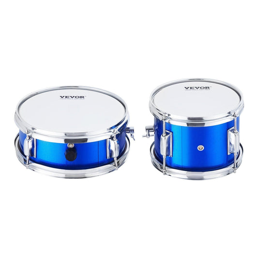 Kids Drum Set, 3-Piece, 14 in Beginner Drum Set with Adjustable Throne Cymbal Pedal Two Pairs of Drumsticks, 8'' Tom Drum 10'' Snare Drum 14'' Bass Drum, Starter Drum Kit for Child Kids, Blue