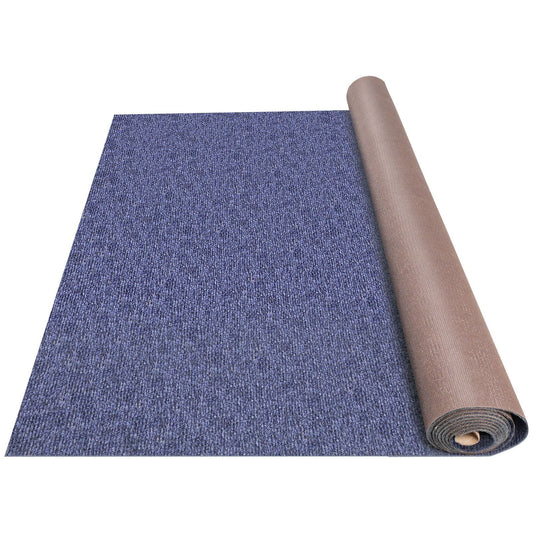 Deep Blue Marine Carpet 6 ft x 23 ft Marine Carpeting Marine Grade Carpet for Boats with Waterproof Back Outdoor Rug for Patio Porch Deck Garage Outdoor Area Rug Runner Non-Slide Porch Rug