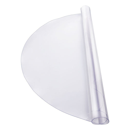 PVC Table Protector 48 Inch Round Clear Plastic Desk Protector 2.0mm Thick