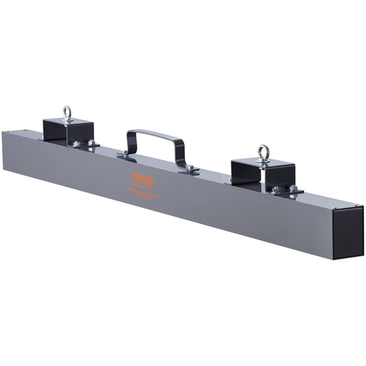 93 lbs Hanging Magnetic Sweeper Pickup Tool, Nail Hang-Type Magnetic Forklift Sweeper, Industrial-Grade Magnets Steel Material Hunting Accessories for Picking Up Nails Bolts Metals Iron Chips