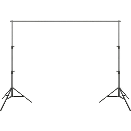 11.48 x 9.58 ft Heavy Duty Backdrop Stand, Height Adjustable Photography Backdrop Stand, Background Support System with 6 Clamps and A Carry Bag, for Party, Wedding, Display, Photo