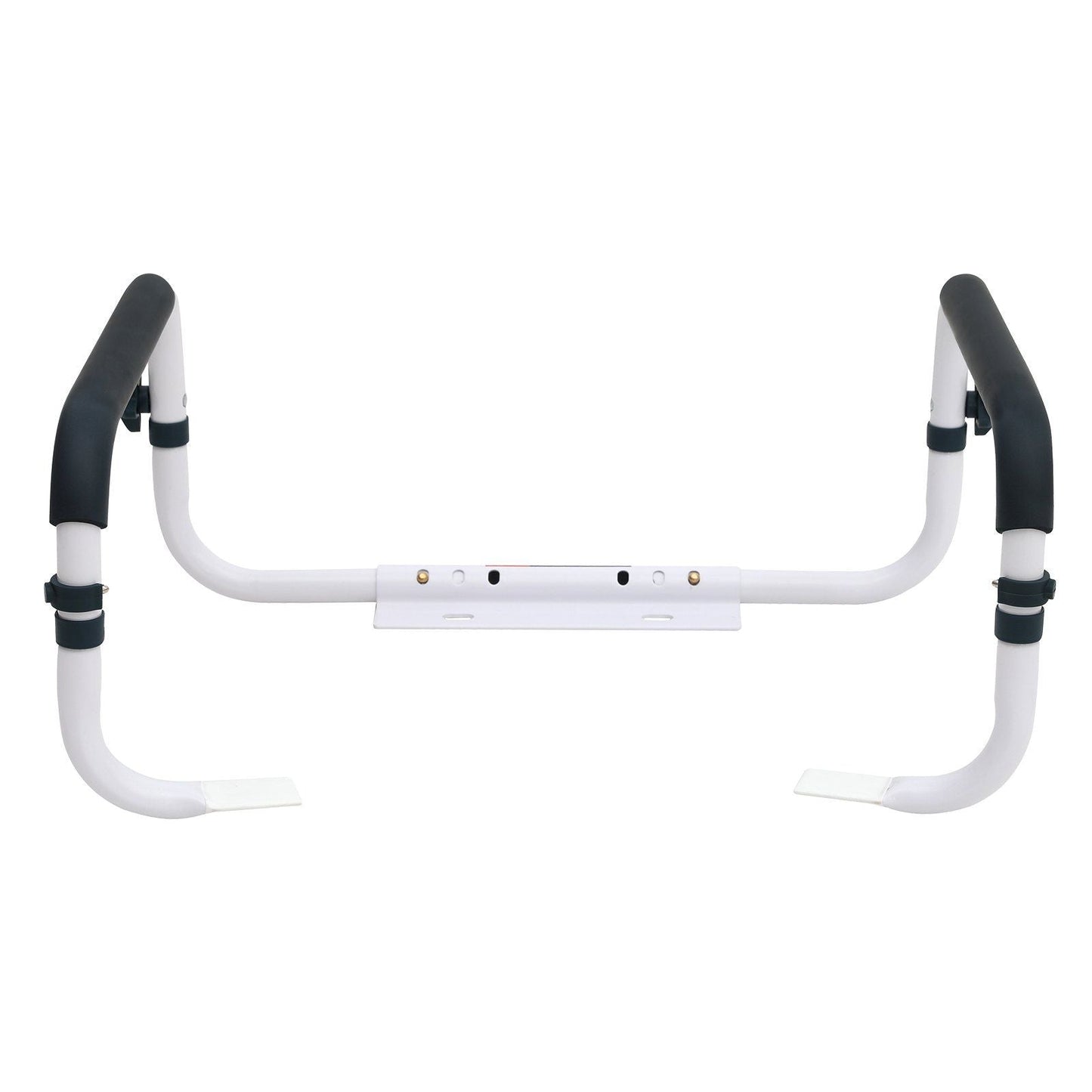 Toilet Safety Rail, 300LBS Capacity Toilet Seat Frame, Adjustable Width Fit Most Toilets, Easy Installation, Toilet Handles Grab Bars with Padded Armrests for Handicap, Disabled, Seniors